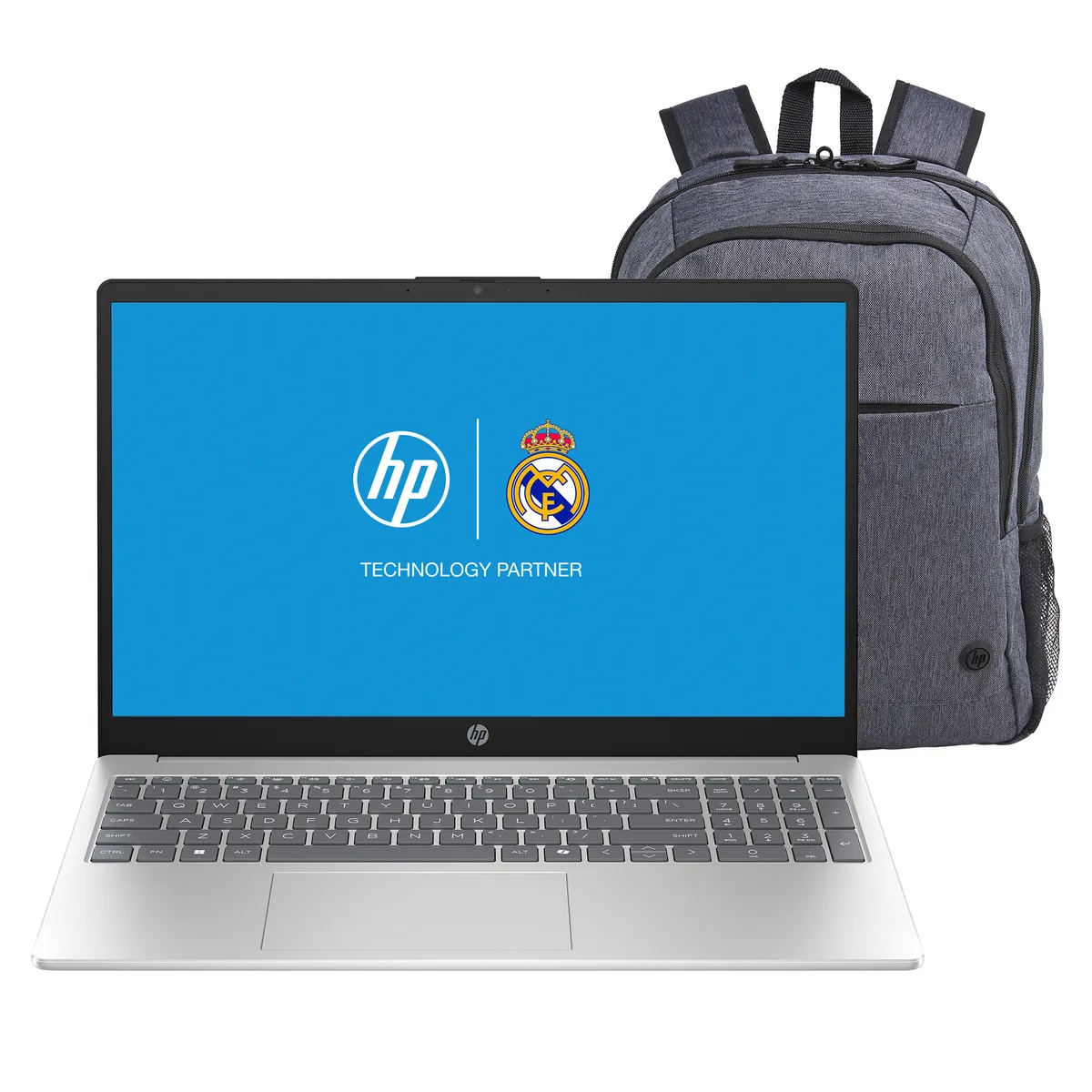Notebook HP 15-fc0237la, Windows 11 Home Single Language, 15.6", AMD Ryzen™ 3, 8GB RAM, 512GB SSD, FHD, Plateado natural