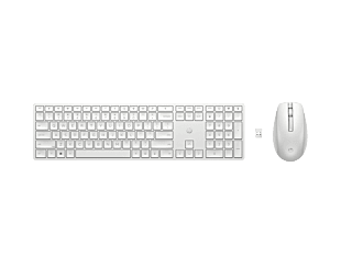 Teclado y mouse inalámbricos HP 650 color blanco (4R016AA)