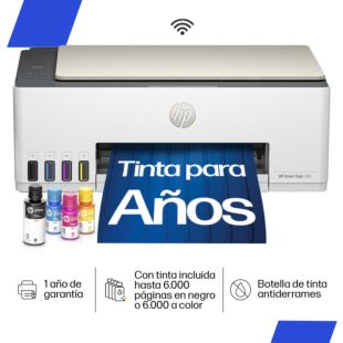 Impresora Multifuncional HP Smart Tank 583 (4A8D7A)