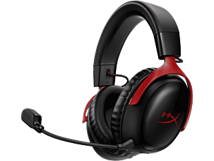 Audífonos HyperX Cloud III Inalámbrico (Negro- Rojo) (77Z46AA)