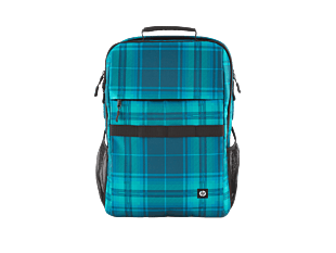 Mochila HP Campus XL Tartan a cuadros, Azul (7J594AA)