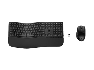 Combo HP de teclado y mouse de modo dual 680 Comfort, Negro (8T6L6AA)