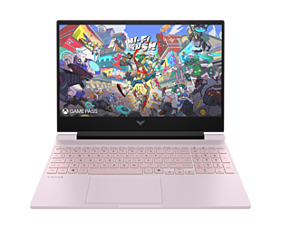 Notebook Victus Gaming 15-fa2010la, Intel Core i5, 16 GB GPU NVIDIA® GeForce RTX™ 4050, 512 GB SSD, 15.6", FHD Windows 11 Home - 15.6" - Rosa empolvado, logotipo cromado (BA1U2LA)