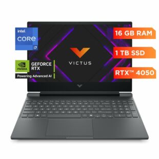 Notebook Victus Gaming 15-fa2012la, Intel Core i7, 16 GB, 1 TB SSD, 15.6", FHD Windows 11 Home - 15.6" - Plata mica, logotipo cromado negro (BA1U3LA)