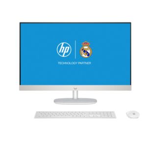 Todo-en-Uno HP 27-cr0275la, Windows 11 Home Single Language en modo S, 27", AMD Ryzen™ 7, 16GB RAM, 512GB SSD, FHD, Blanco nácar - Blanco nácar (BA1W6LA)