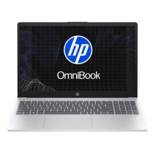 Notebook HP OmniBook 3 AI 15-fn0051la, AMD Ryzen AI 5, 16 GB RAM, 512 GB SSD, 15.6" FHD, Windows 11 Home - 15.6" - Plata glaciar (BM2J0LA)