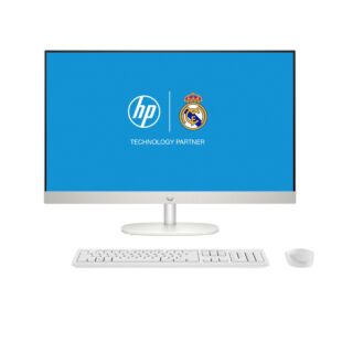 Todo-en-Uno HP 24-cr0254la PC, Windows 11 Home Single Language, 23.8", AMD Ryzen™ 5, 8GB RAM, 512GB SSD, FHD, Blanco nácar - Blanco nácar (BP5B9LA)