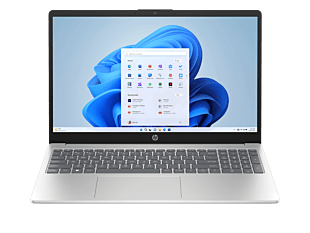 Notebook HP 15-fc0372la, AMD Ryzen 7, 16 GB RAM, 512 GB SSD, 15.6" FHD, Windows 11 Home - 15.6" - ‌Natural silver (D5MN2LA)