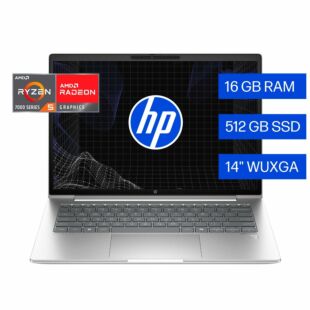 Notebook HP ProBook 445 G11 de 14", Windows 11 Pro, AMD Ryzen™ 5, 16GB RAM, 512GB SSD, WUXGA - 14" - Plateado (B0FX2LT)