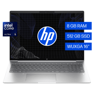 Notebook HP ProBook 460 G11 de 16", Windows 11 Pro, Intel® Core™ Ultra 5, 8GB RAM, 512GB SSD, WUXGA - 16" - Plateado (B0FX4LT)