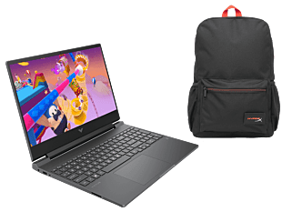 Notebook Victus Gaming 15-fb3024la + Mochila HyperX Delta - 15.6" - Plata mica, logotipo cromado negro (BV5B9LA-8C524AA)