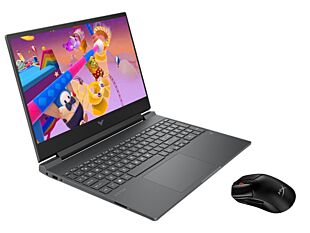 Notebook Gaming VICTUS 15-fb3032la + Mouse gaming HyperX Pulsefire Haste 2 Core inalámbrico (negro) - 15.6" - Plata mica, logotipo cromado negro (CG3N4LA-8R2E6AA)