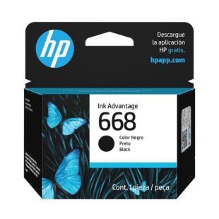 Cartucho de tinta HP 668  Advantage Negro  (7FP37VL)