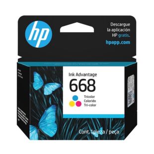 Cartucho de tinta HP 668  Advantage Tricolor  (7FP36VL)