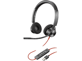 HP Poly Auriculares USB-A Blackwire 3320