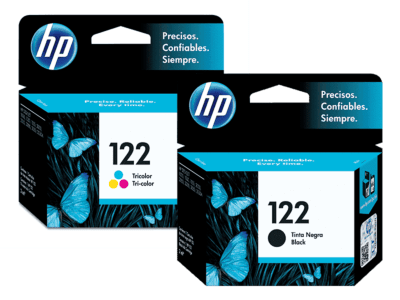 Kit de Cartuchos de Tinta HP 122 Negro + Tricolor Original - Tienda HP.com  Argentina