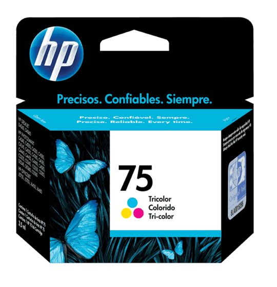 Cartucho de Tinta HP 75 Tricolor Original - Tienda HP.com Argentina