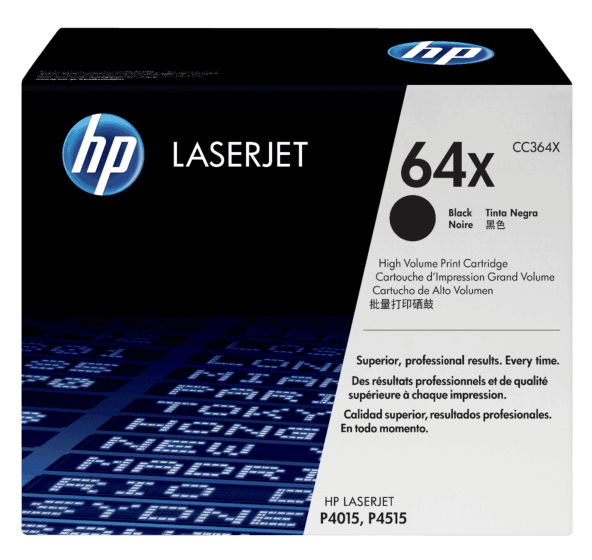 Cartucho de Tóner HP 64X Negro LaserJet de Alto Rendimiento Original