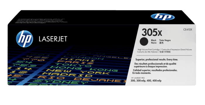 Cartucho de Tóner HP 305X Negro Alto Rendimiento LaserJet Original
