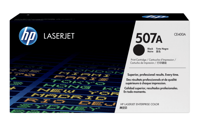 Cartucho de Tóner HP 507A Negro LaserJet Original - Tienda HP.com Argentina