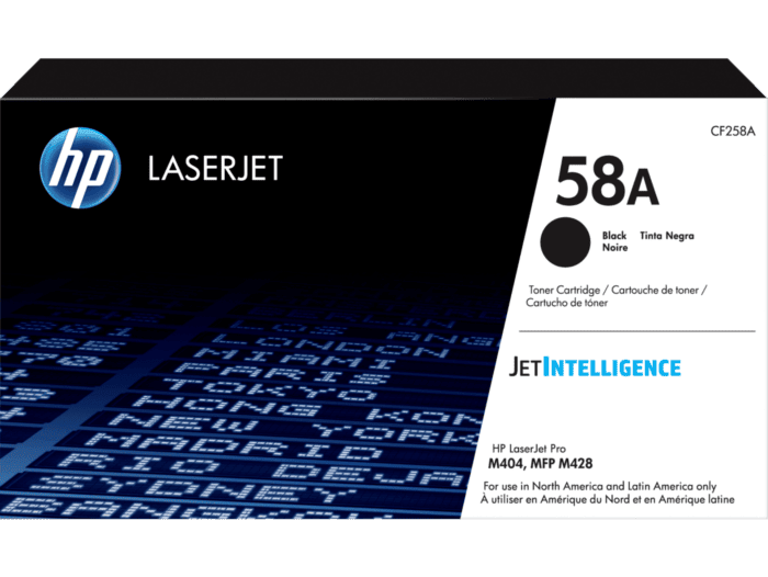 Cartucho de Tóner HP 58A Negro LaserJet Original (CF258A)
