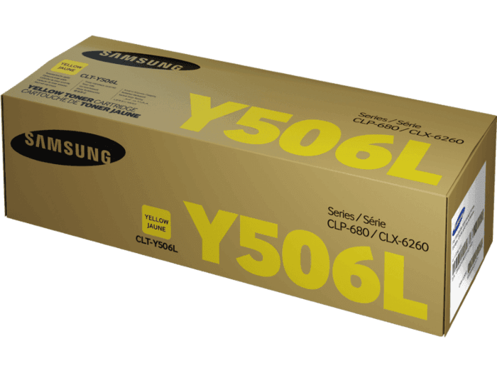 Cartucho de Tóner Samsung CLT-Y506L Amarillo de Alta Capacidad