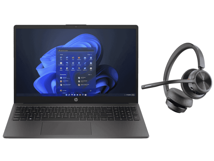 Notebook HP 255 G10 + Auriculares USB-A Poly Voyager 4320 - 15.6