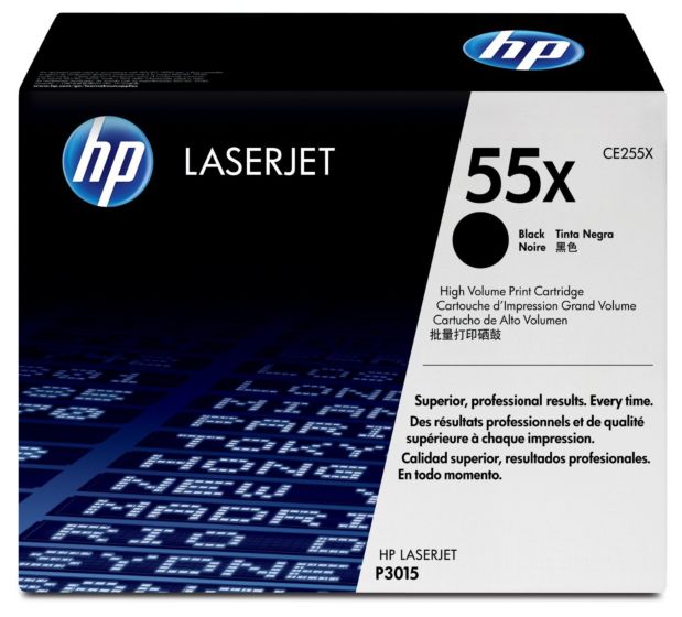 Cartucho de Tóner HP 55X Negro Alto Rendimiento LaserJet Original