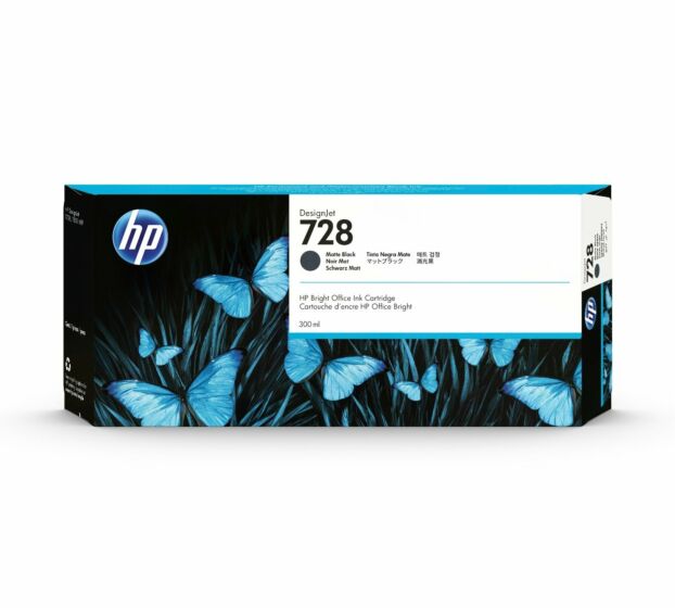 Cartucho de Tinta DesignJet HP 728 de 300 ml Negro mate - Tienda HP.com  Argentina